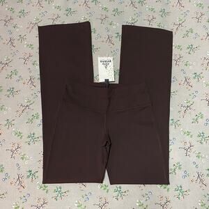 Prana Lolita Pant Legging Straight Leg Espresso Brown Small Workout Stretchy Mid